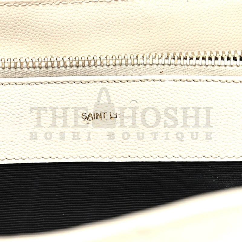 Y51 CHEVRON LEATHER CLASSIC MONOGRAM SHOPPING TOTE WHITE 1466144 (33*22*15cm) Master Quality